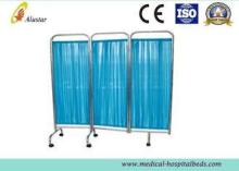 Durable Steel Frame 3 Folding Hospital Privacy Screens PVC