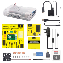 Fast Shipping: Raspberry Pi 4B Kits with UK Plug Power Supply (No Board)
