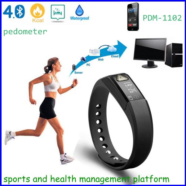 4.0 Bluetooth Wireless Smart Activity 3D Sensor Wristband Pedometer