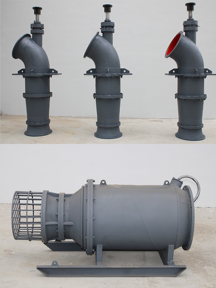 flood water electric  10000m3/h  mechanical seal submersible vertical axial flow pump