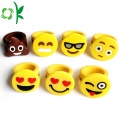 Emoji Emotikony Silikonowe pierścienie Cartoon Śliczne dziecięce pierścionki