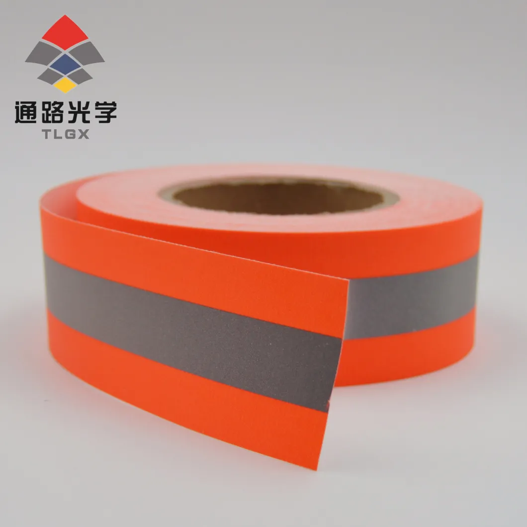 Flame Resistant and Retardant Warning Reflective Fabric Tape