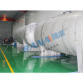 steel lined plastic PTFE chemicals storage tank