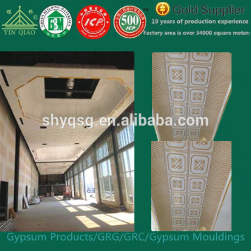 Five Star Hotel Textured Relief Architectural Gypsum Decorating Wall Moldings