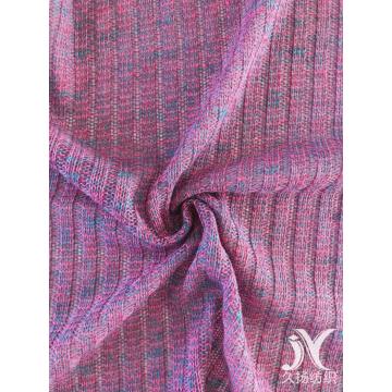 Tissu côtelé en polyester tricoté