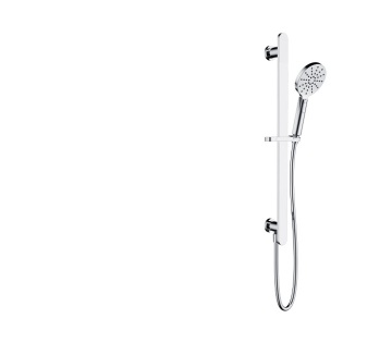Brass Slide Bar Shower Set