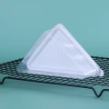 Triangle Pet Plastic Clear Cake Box voor Sandwich