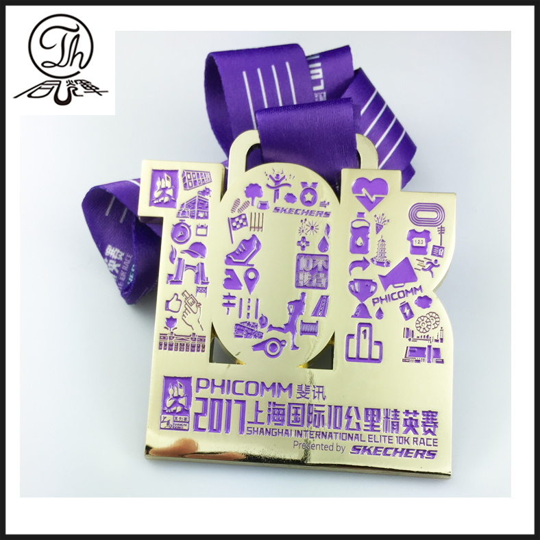 Promotional Gifts Different Plating Gold Sports Medal