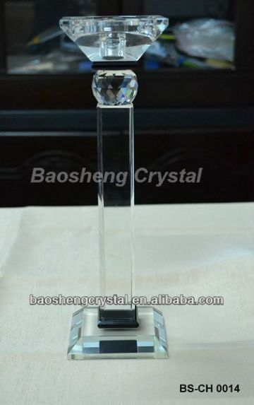 Latest Crystal Glass Candleholder Wholesale (BS-CH0014)