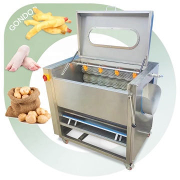 Potato Wash Peel Wash Roller Machine for Vegetable Cleaning