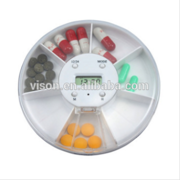 Travel pill box timer electronic pill box pill box with alarm timer