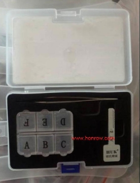 HON66 Key model, ajust into a new key, and then use key cutting machine to cut