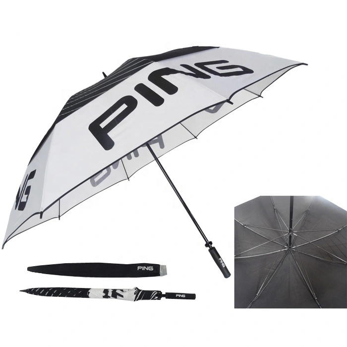 Customized Logo Outdoor Umbrella Straight Handle Golf Umbrella