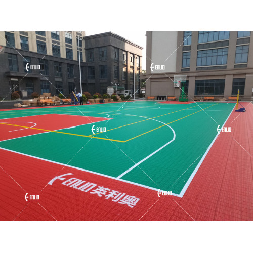 FIBA อนุมัติ 3x3 บาสเก็ตบอลประสานกระเบื้องกีฬาพื้นกีฬา