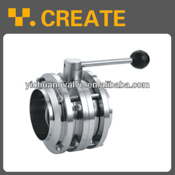 Wafer type flanged ball valve