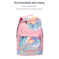 Rainbow Custom Logo Primary Student Toddler Backpack Book Bags For Kids Girls School