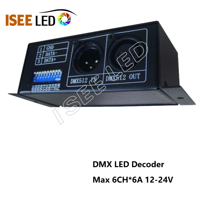 6ch LED DMX512 Decoder Converter