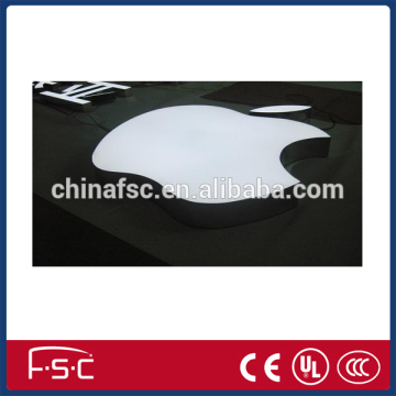 2015 new Waterproof outdoor illuminated LED Resin Signs for logo display