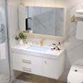 Wooden Bathroom Dressing Table With Mirror