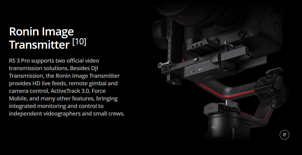 The new 2022 DJI RS 3 PRO Professional Handheld Stabilizer Automatic axle lock 4.5kg loaded LiDAR laser with focal O3Pro image