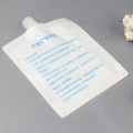 Disposable spout-pouch bag for medical nutrient solution