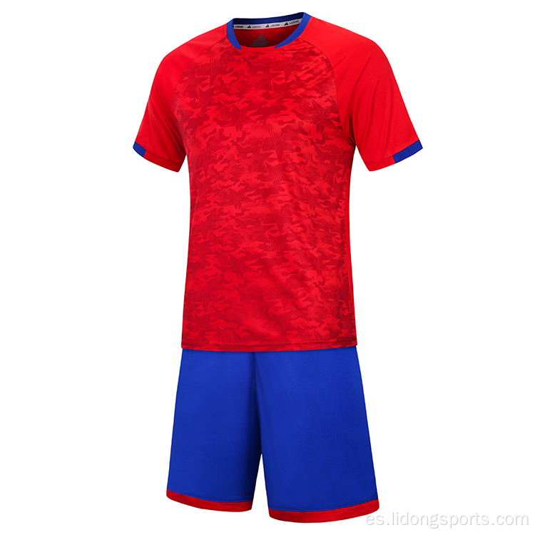 Jersey de fútbol sublimación al por mayor uniforme de fútbol