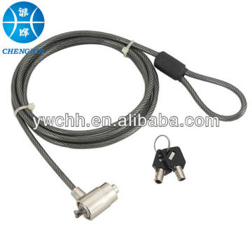 laptop steel cable lock with keys laptop lock