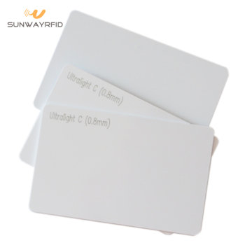 Thermal printable 13.56mhz MIFARE Ultralight C NFC Card