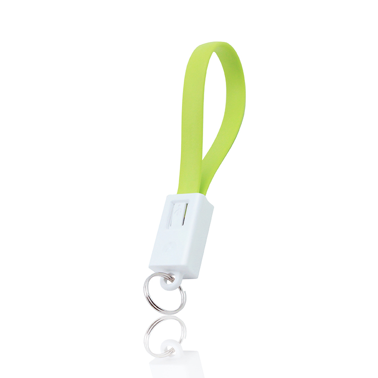 Yijiashishang 20cm Short Keychain USB Charge Data Cable for iPhone