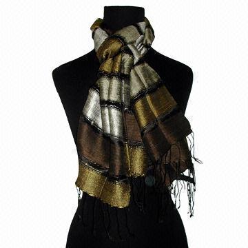 Silk Scarf, Hand Loomed, Fashionable, Luxury, Pure Silk