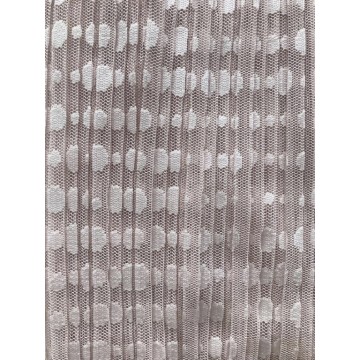 Dot Pleated Mesh Fabric