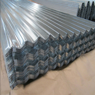 Láminas de acero corrugado galvanizado de metal