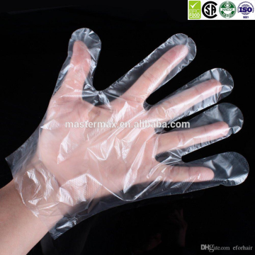 high grade and clean plastic gloves