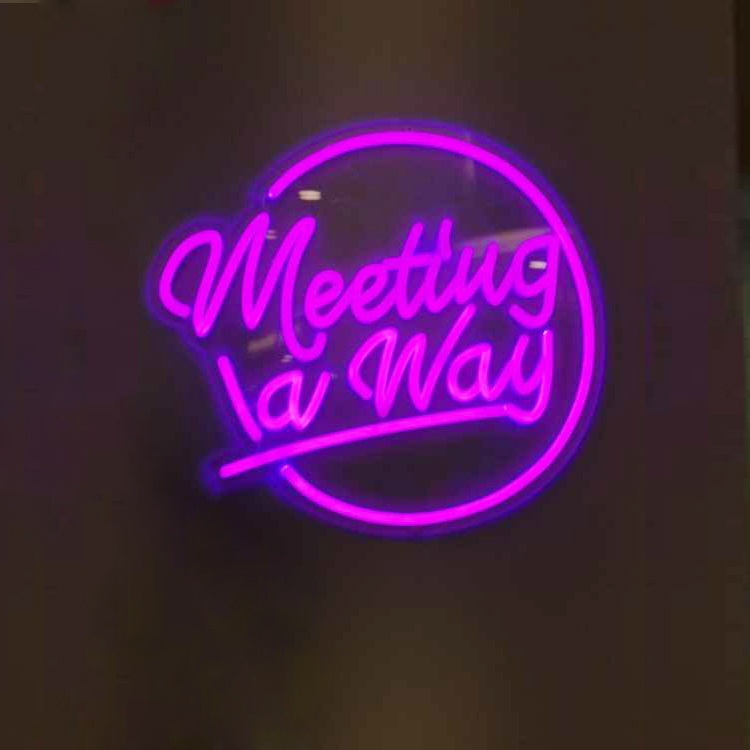 Neon sign flexible wall mounted custom led light letters outside signage