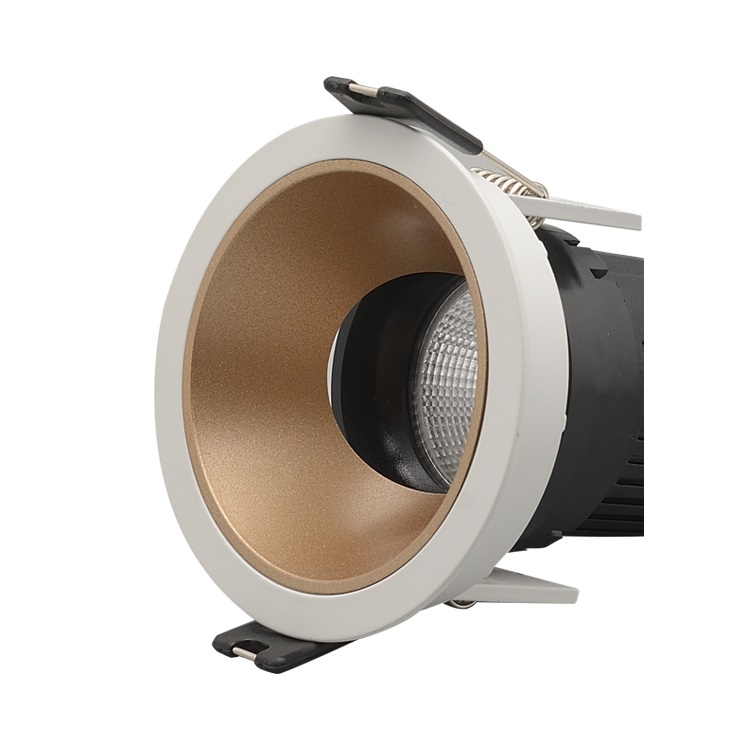 Plafond de maille anti-monnaie Downlight Cri90 COB LED Round Downlight 10W Full Watt pour l'éclairage intérieur