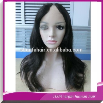 Natural looking 5A grade U part wig,100% human hair U part wig,quality U part wig