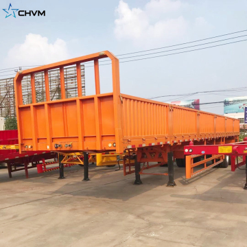 Widely Used Side Wall Cargo Semi Trailer