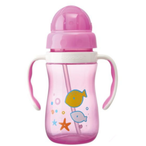 Plastik Baby Wassertrinkflasche Trainingsbecher 380ml