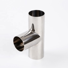 Stainless Steel Sanitary Short Long Welding Pipe Tee