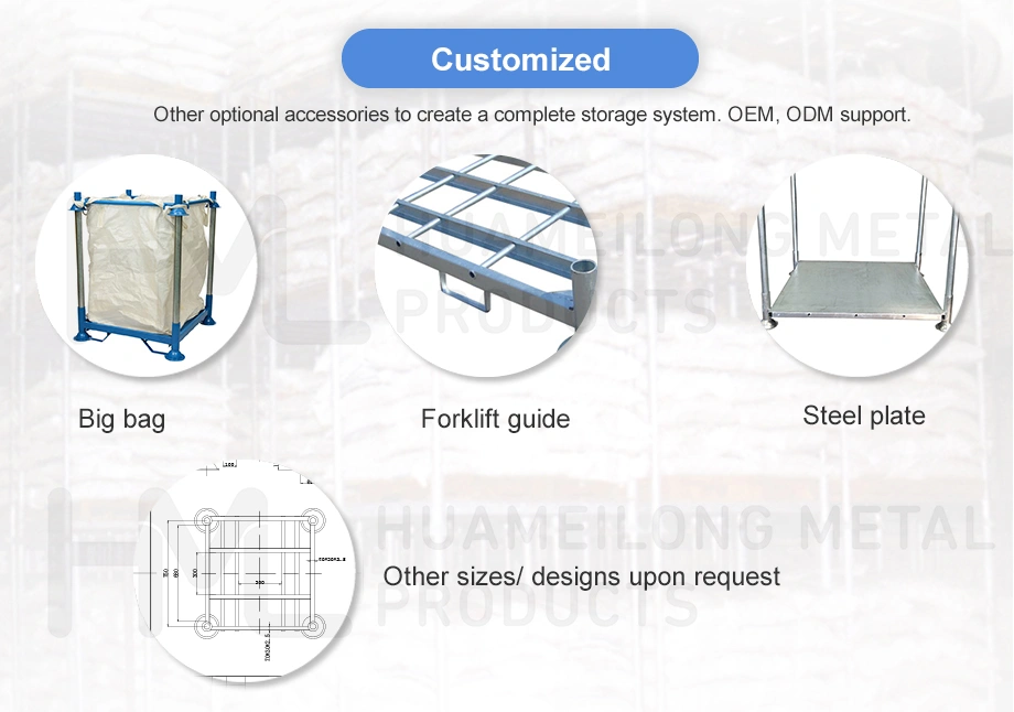 High Quality Hot DIP Galvanized Logistic Material Handling Stacking Rack