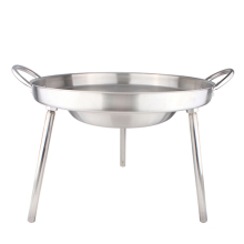 Heavy Duty Concave Comal 22 inch With Stand