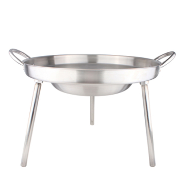 Heavy Duty Concave Comal 22 inch With Stand