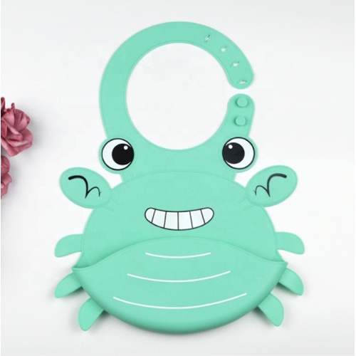 Cute Animal Silicone Reusable Sublimation Feeding Bib