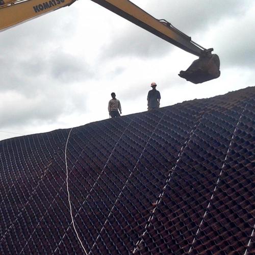 Grid de tierra de grava de plástico HDPE de plástico