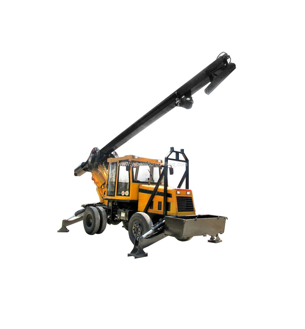 85KW-126KW Trailer Hydraulic Rotary Drilling Machine