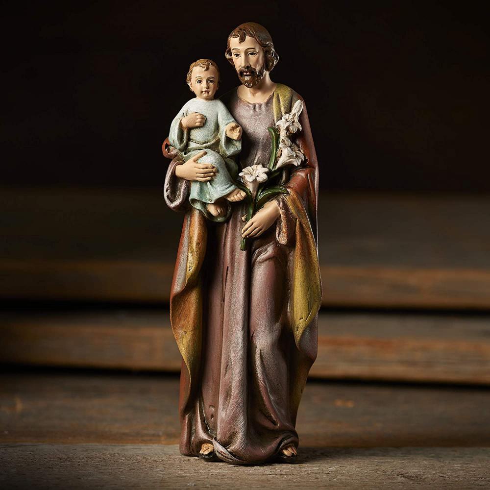Ο Άγιος Ιωσήφ και ο Παιδικός Ιησούς φιγούρα