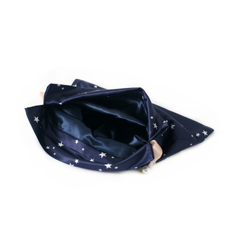 Blue Satin Bag