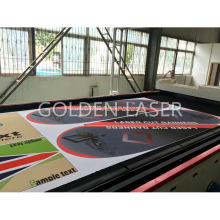 Printed Banners Flags Laser Cutting Machine