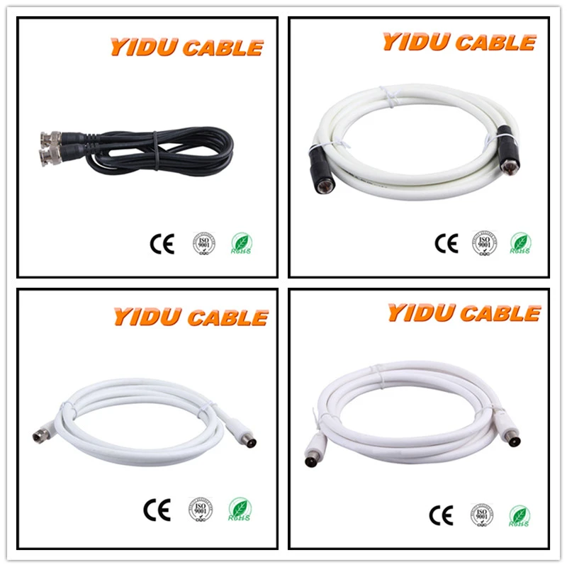 CATV Rg6u Video Cable RG6 32/48/64/96/112/128 Mesh Braiding