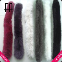 Factory direct wholesale price fox fur trim for parka /fox fur trimming